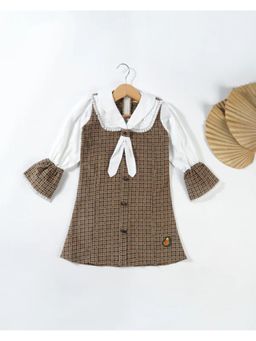 Avokiddos - Brown Little Cowgirl Dress