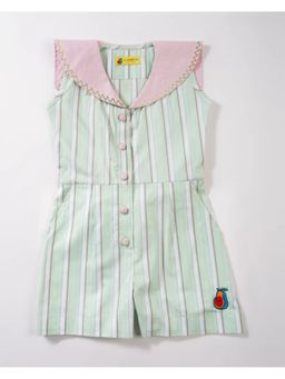 Avokiddos - Girls Candy Crush Tie Belt Playsuit