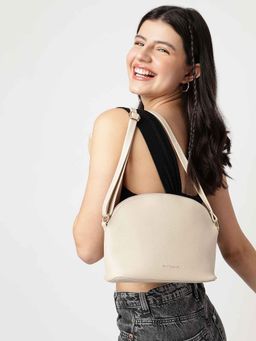 Fastrack - Pumice White Casual Sling Bag for Women