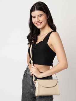 Fastrack - Beige Brunch Shoulder Bag for Women