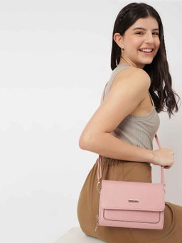 Fastrack - Pink Sling Bag for Women