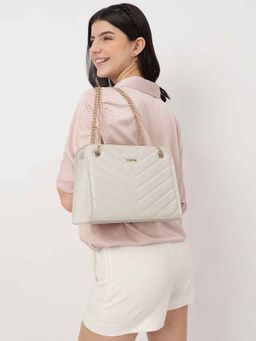 Fastrack - White Sling Bag for Women