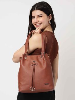 Fastrack - Tan Tote Bag for Women