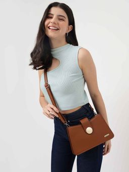 Fastrack - Women Brown Sling Bag