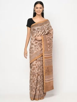 Fabindia - Cotton Silk Hand Block Print Sari