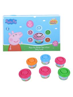 Dough Magic - Peppa Pig Pack of 6 Super Soft Dough ForShaping,Creativity & Imagination