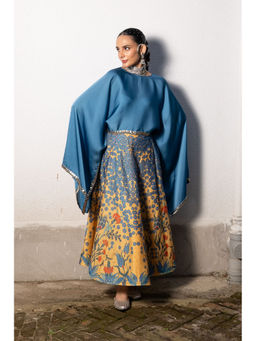 Saksham & Neharicka - Blue Lehenga with Top (Set of 2)