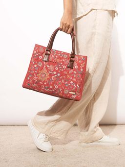 Chumbak - Embroidered Handbag With Detachable Strap