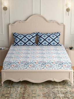 Pure Decor - Elastic Fitted Double bed bedsheet (KING)