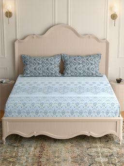 Pure Decor - Elastic Fitted Double bed bedsheet (KING)
