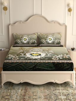 Pure Decor - 7d digital Print Double bed bedsheet (QUEEN)