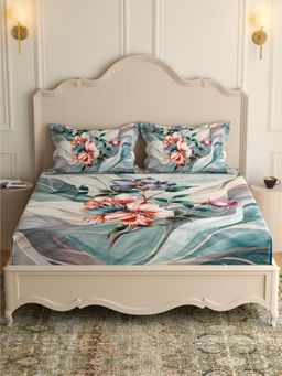 Pure Decor - 7d digital Print Double bed bedsheet (QUEEN)