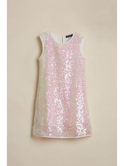 Allen Solly - Girls Pink Embellished Party Dress