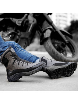 Bacca Bucci - Flame 7-Eye Moto Inspired Mild Water Proof Snow Boots