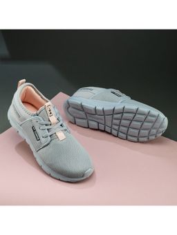 Campus - DAFT Women Grey Lace-Up Walking Shoes
