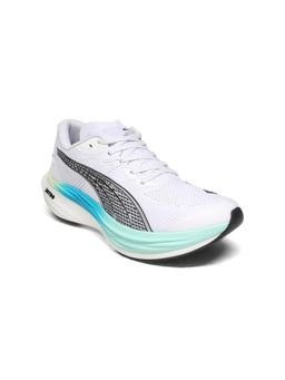 Puma - Deviate NITRO 3 WIDE Men White Running Shoes (UK 6.5)