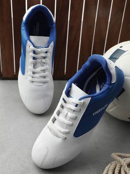 LIBERTY - Freedom HUFF White Sports Non-Marking Football Shoes for Men