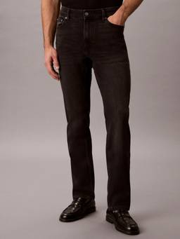 Calvin Klein - Black Light-Wash Slim Fit Mid Rise Jeans
