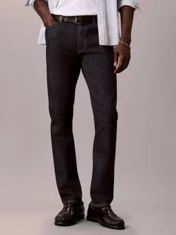 Calvin Klein - Blue Rinse-Wash Slim Fit Mid Rise Jeans