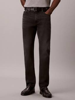 Calvin Klein - Black Mid-Wash Slim Fit Mid Rise Jeans