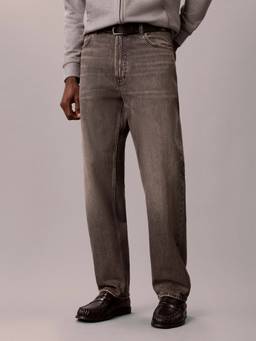 Calvin Klein - Grey Mid-Wash Tapered Fit Mid Rise Jeans