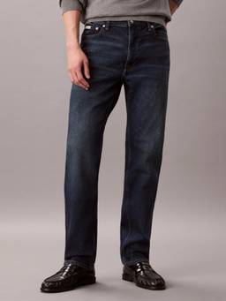 Calvin Klein - Blue Mens Mid-Wash Slim Fit Mid Rise Jeans