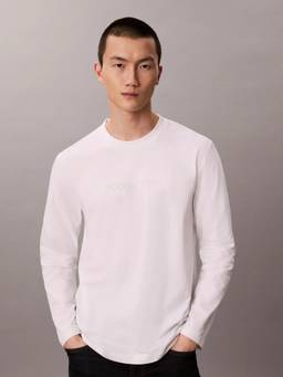 Calvin Klein - Mens White Logo Regular Fit Cotton T-Shirt