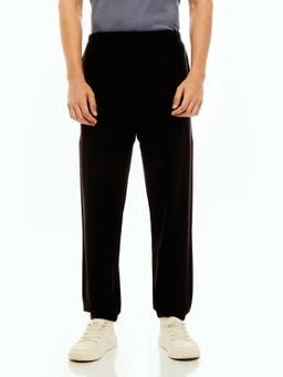Calvin Klein - Black Regular Fit Solid Mid Rise Mens Jogger