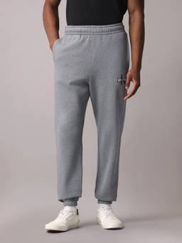 Calvin Klein - Grey Regular Fit Solid Mid Rise Jogger