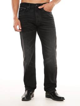 Calvin Klein - Black Regular Fit Mid Rise Jeans