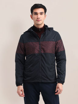 U.S. POLO ASSN. - Colorblock Blue Full Sleeves Jacket