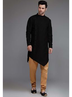 UTSAV FASHION - Black Solid Kurta and Pant