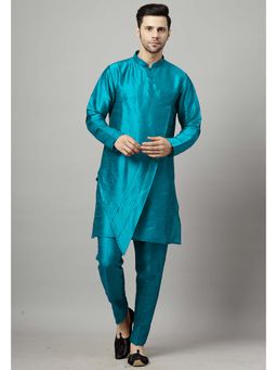 UTSAV FASHION - Teal Solid Kurta and Pant