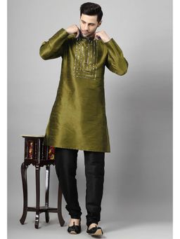 UTSAV FASHION - Olive Solid Kurta and Pant