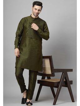 UTSAV FASHION - Olive Solid Kurta and Pant
