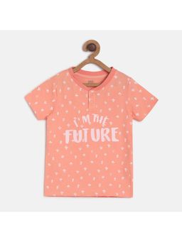 MINI KLUB - Kids Boys Peach T-shirt
