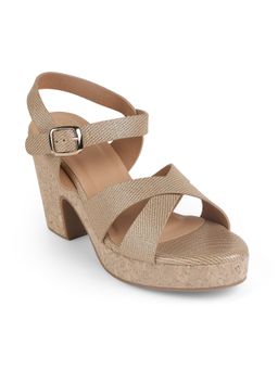 ZELION - Women Brown Stylish Block Heels - Comfortable and Trendy Footwear