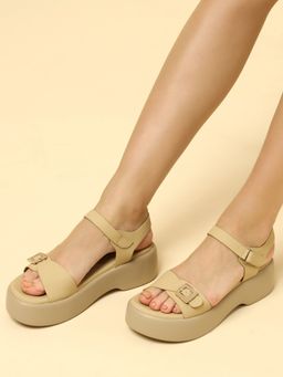 Marc Loire - Women Beige Platform Heels