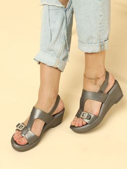 Marc Loire - Women Metallic Casual Wedges Heels