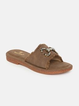 Marc Loire - Women Brown Open Toe Flats