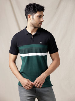 WROGN - Colour Blocked Polo T-Shirt