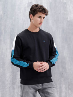 WROGN - Solid Casual Slim Fit Sweatshirt