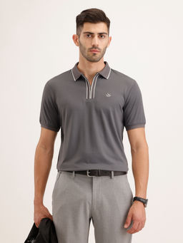 WROGN - Slim Fit Tipping Collar Polo T-Shirt