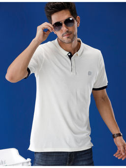 WROGN - White Contrast Detail Polo T-Shirt