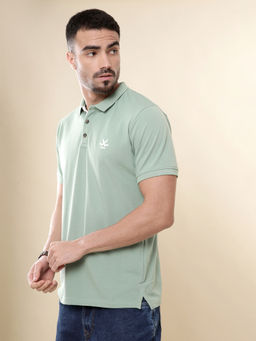 WROGN - Basic Green Pop Polo T-Shirt