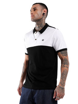 WROGN - Sharp Colour Block Polo T-Shirt