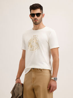 WROGN - Slim Fit Placement Printed T-Shirt
