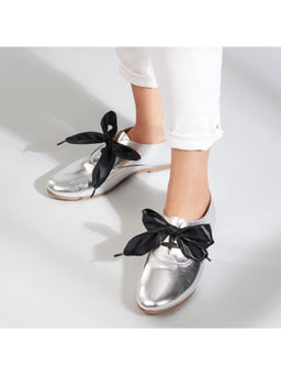 SKO - Freya Derby Women Silver Shoes