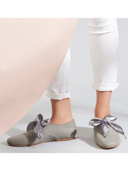 SKO - Freya Derby Women Grey Shoes