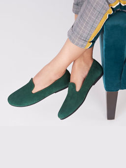 SKO - Madison Women Green Loafers